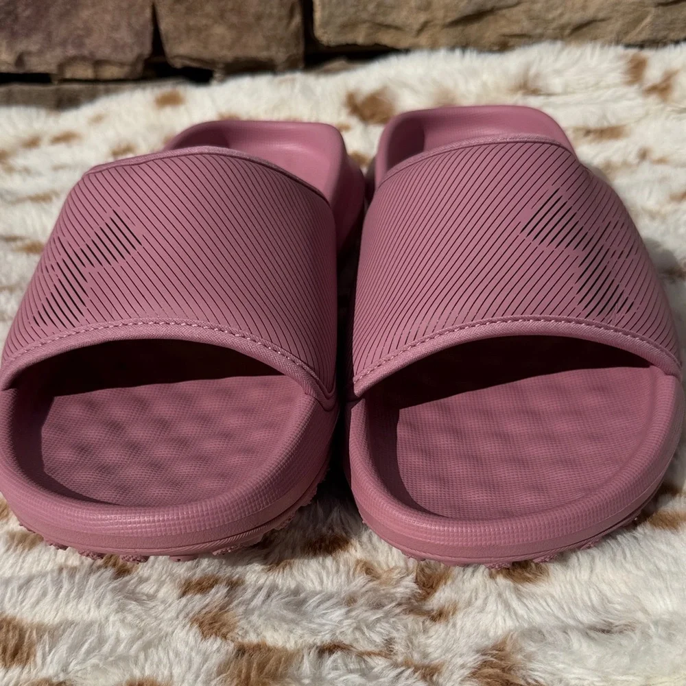 Under Armour “Pink Elixer” slip-on slides NWOB